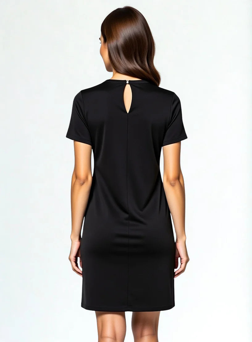 Stretch Crepe Dress
