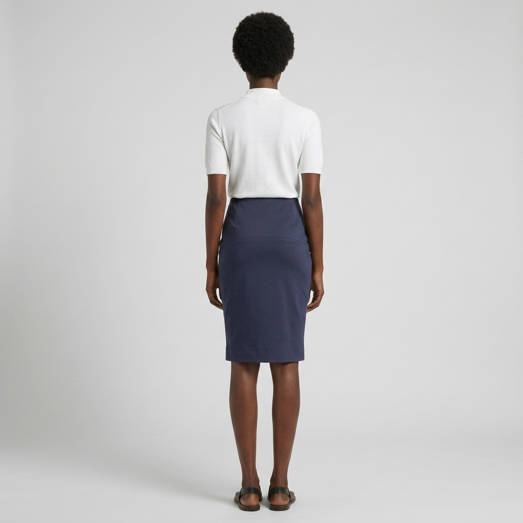 Patchwork Pencil Skirt