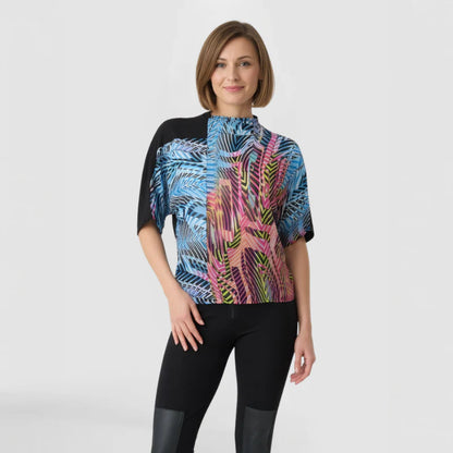 Chiffon Patch Front Top