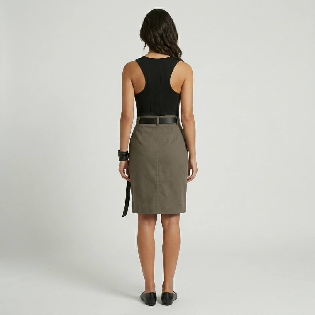 Cotton Twill Skirt