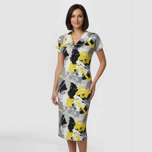 Cotton Viscose Zip-back Dress