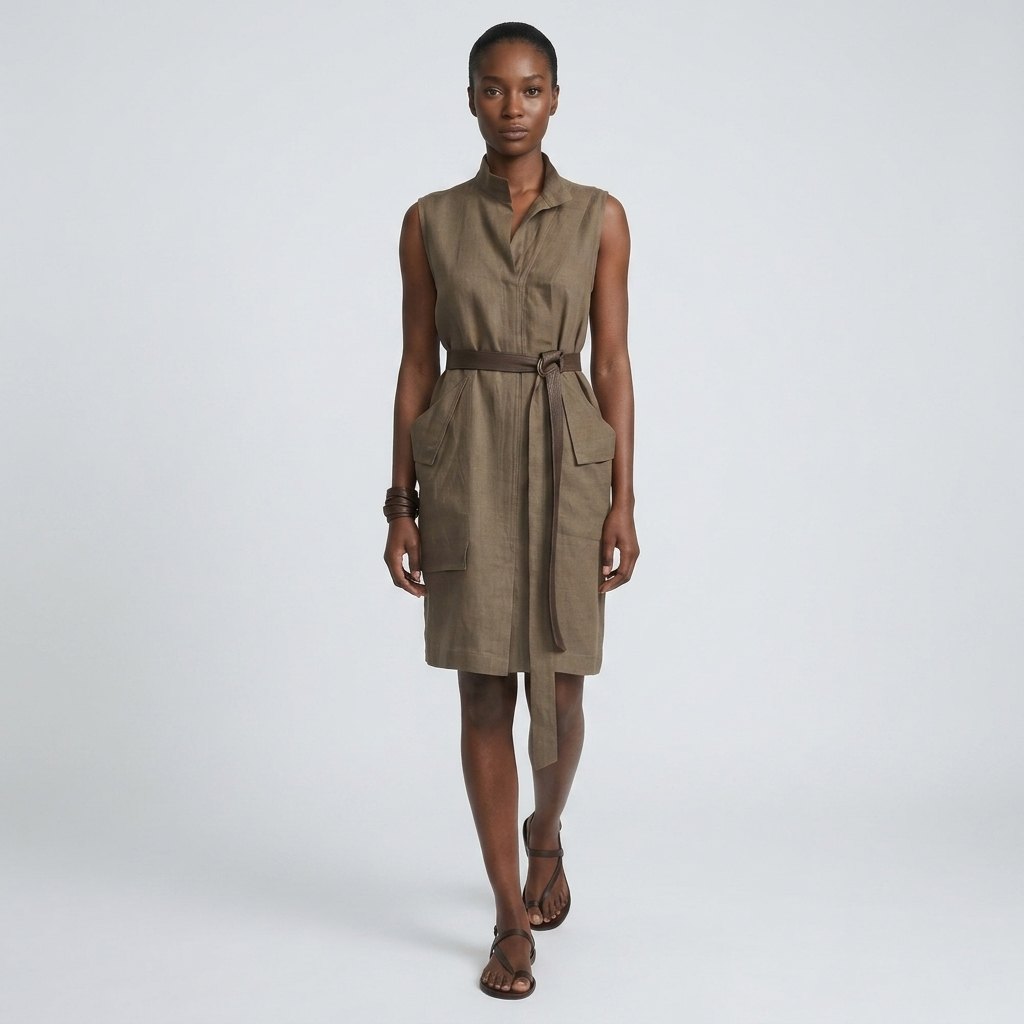 Linen Shirt Dress
