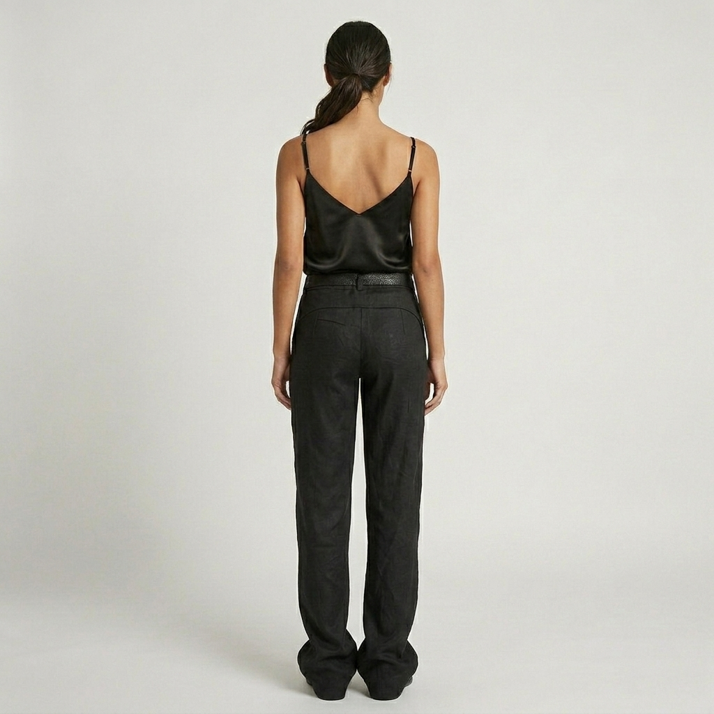 Linen Wide Leg Pants