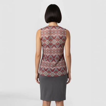 Chiffon Print Top