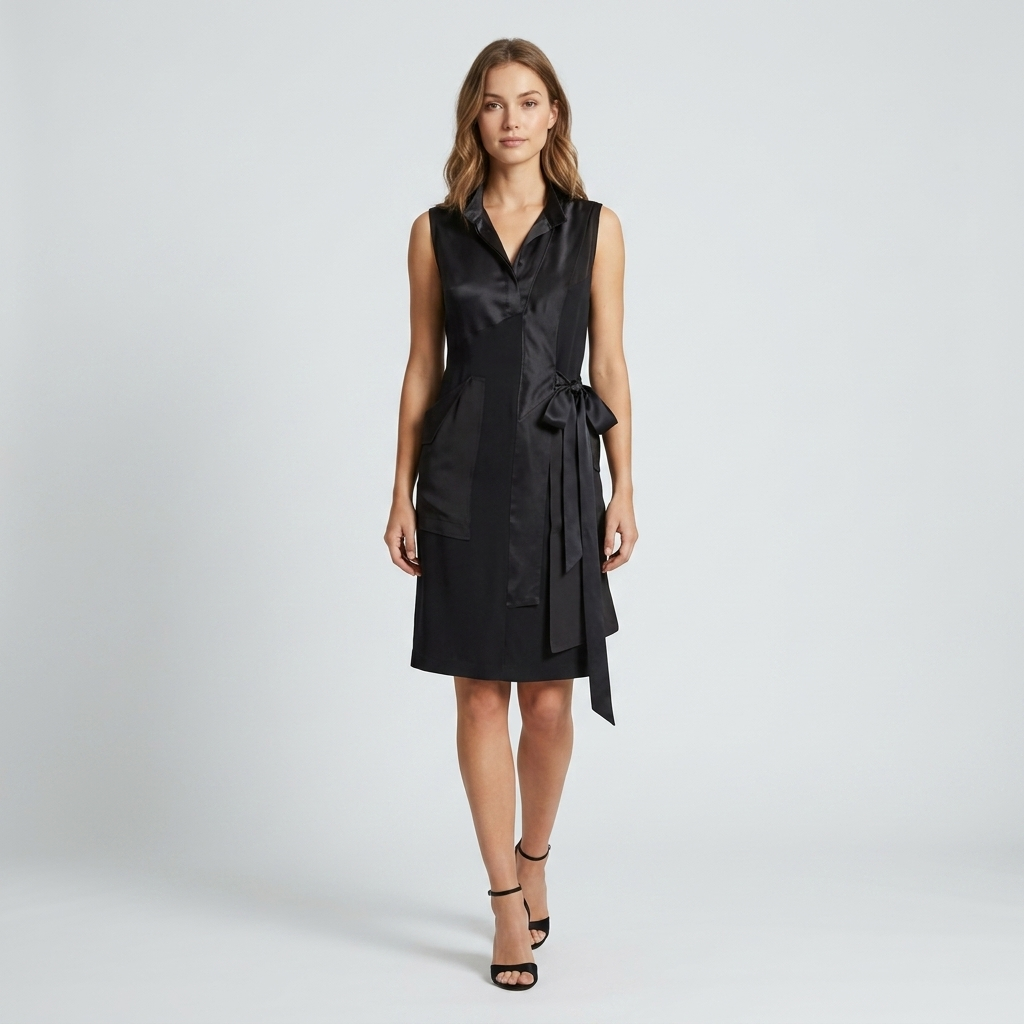 Silk Shirt Dress