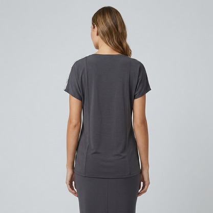 Crinkle Chiffon Blouse