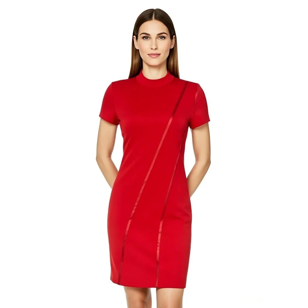 Ribbon Trim Dress