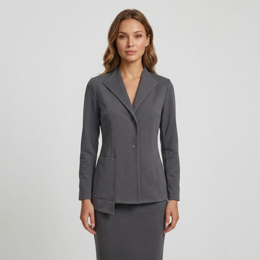Knit Crepe blazer