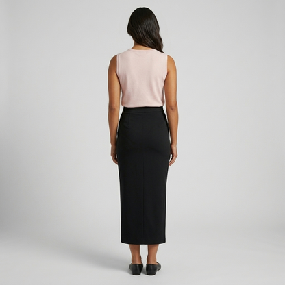 Cotton Lycra Maxi Skirt