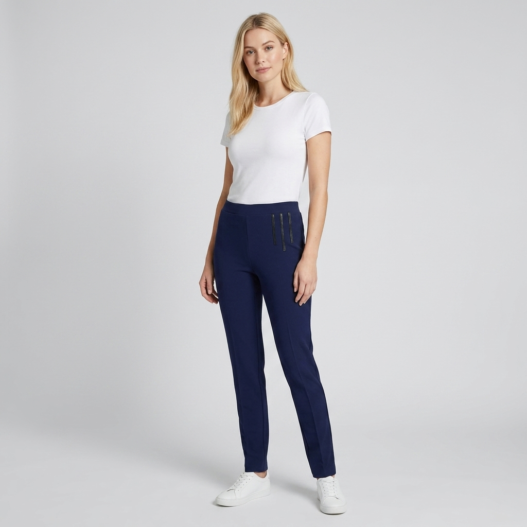Tapered Knit Pants