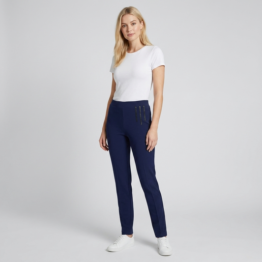 Tapered Knit Pants